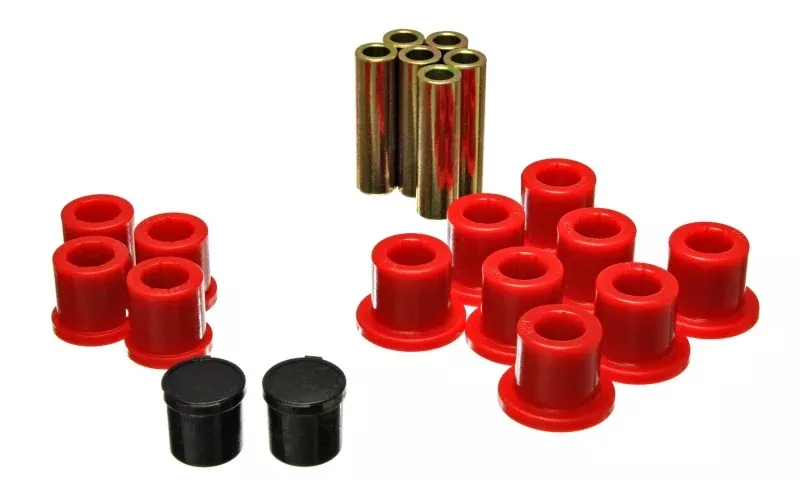 Energy Suspension Leaf Spring Bushing Set; For Use w/ 3in Wide Sprin 0HNNF