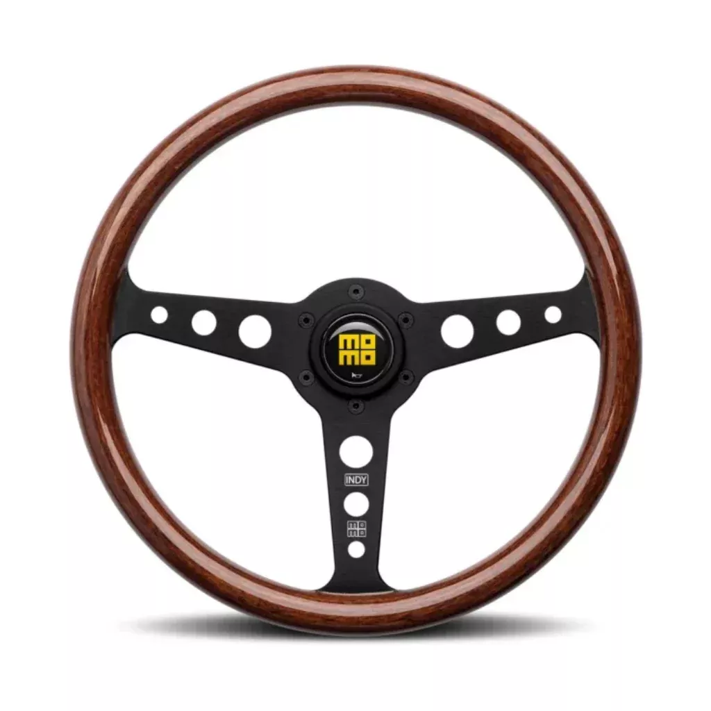 Momo Indy Black Steering Wheel